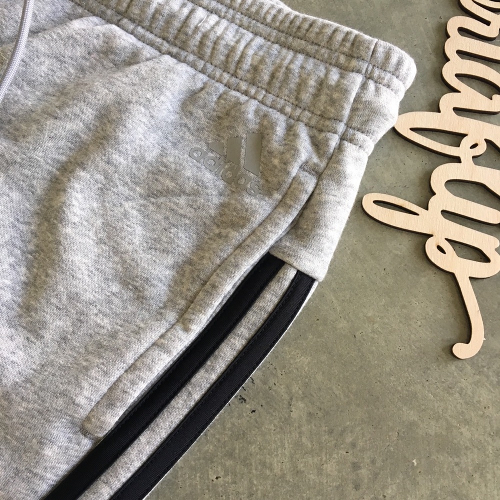 ADIDAS Joggers Regular Tapered Normal Length Grey - Picture 3 of 8